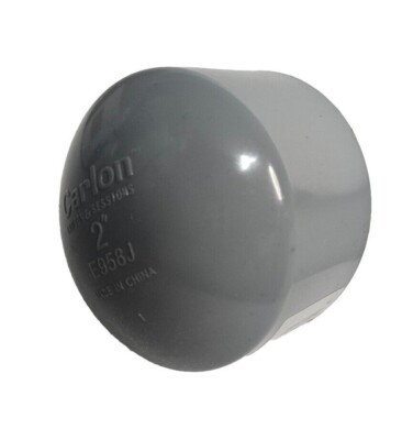 Carlon E958J Pipe End Cap 2'' PVC