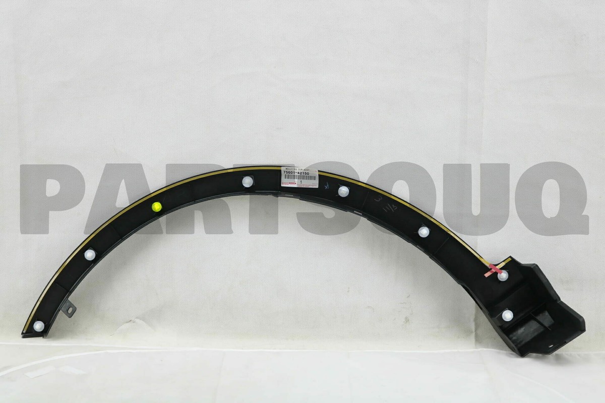 7560142150 Genuine Toyota MOULDING, FRONT FENDER, OUTSIDE FRONT RH