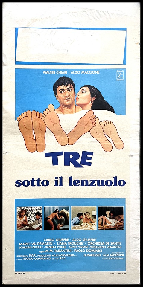 Locandina di Tre sotto il lenzuolo (1979)