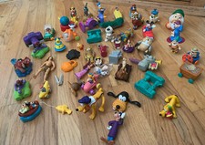 Huge Vintage Lot Fast Food Toys And Disney Figures McDonalds Burger King 80s 90s