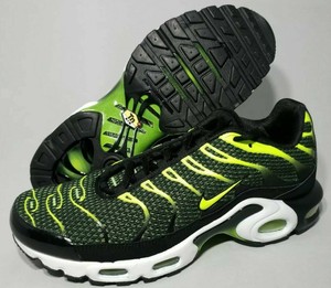 Nike Air Max Plus TN Running Shoes Menâs Black Volt 852630-036 SZ 12 US