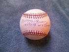MICKEY RIVERS SIGNED OFFICIAL MAJOR LEAGUE BASEBALL JSA NY YANKEES