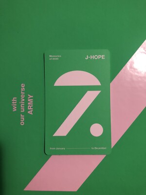 BTS💜Memories Of 2020 OFFICIAL JHOPE PHOTOCARD (US SELLER