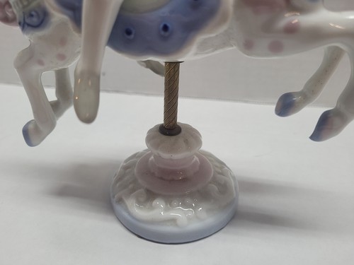 Paul Sebastian, Sailor child on carousel horse figurine Dated 1990 - Picture 12 of 15