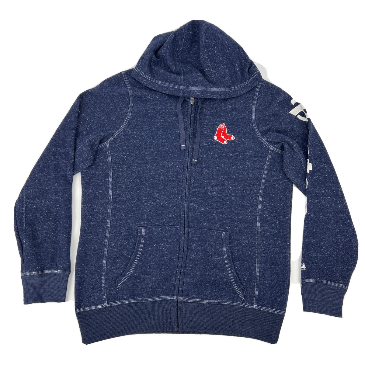 Pull Femme Majestic Boston Red Sox 1/4 Zippé – Taille S – Occasion