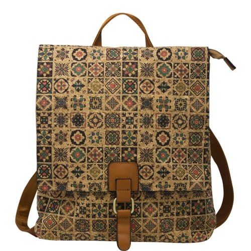 Damen keltischer Knoten Kork Rucksack Tasche Damen Riemen Schnalle Schultertasche YGC2120 - Bild 10 von 33
