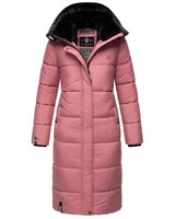 Marikoo Damen Winterjacke Parka Stepp Mantel Kunstfell GefüTtert Kapuze Reliziaa