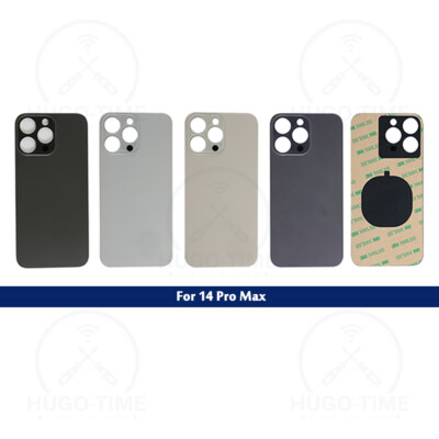 Verre Arrière De Remplacement Pour IPhone 14 Pro (6,1 Pouces) - Noir Espace - Kit De Réparation Complet Avec Outils