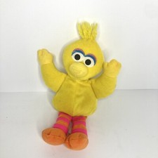 Vintage Big Bird Sesame Street 1997 Tyco 8" Bean Bag Plush Doll Toy