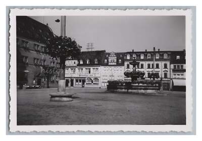 Rudolstadt - Market Square Fountain Pharmacy Saxon Court - Old Photo 1930s