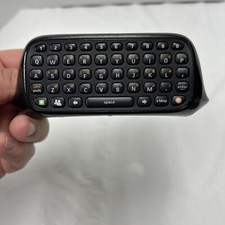Microsoft XBox 360 Chatpad - Black Video Game Keyboard - Used