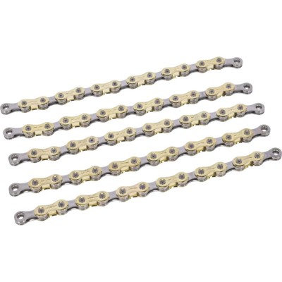 XLC Kette 11-fach CC-C05 1/2 x 11/128 118 Gl. 11-f. Gold / Silber