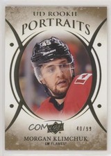 2018 Upper Deck UD Portraits Rookies Gold Foil 40/99 Morgan Klimchuk #P-76 a3q