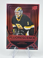 21-22 UD Series 2 Fluorescence Red #FL-28 Jeremy Swayman - Boston Bruins