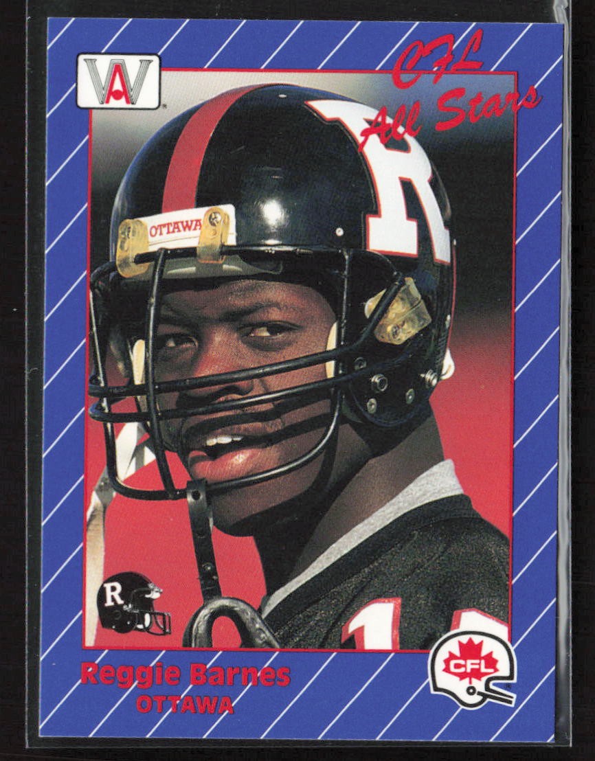 1991 All World CFL French #55 Reggie Barnes