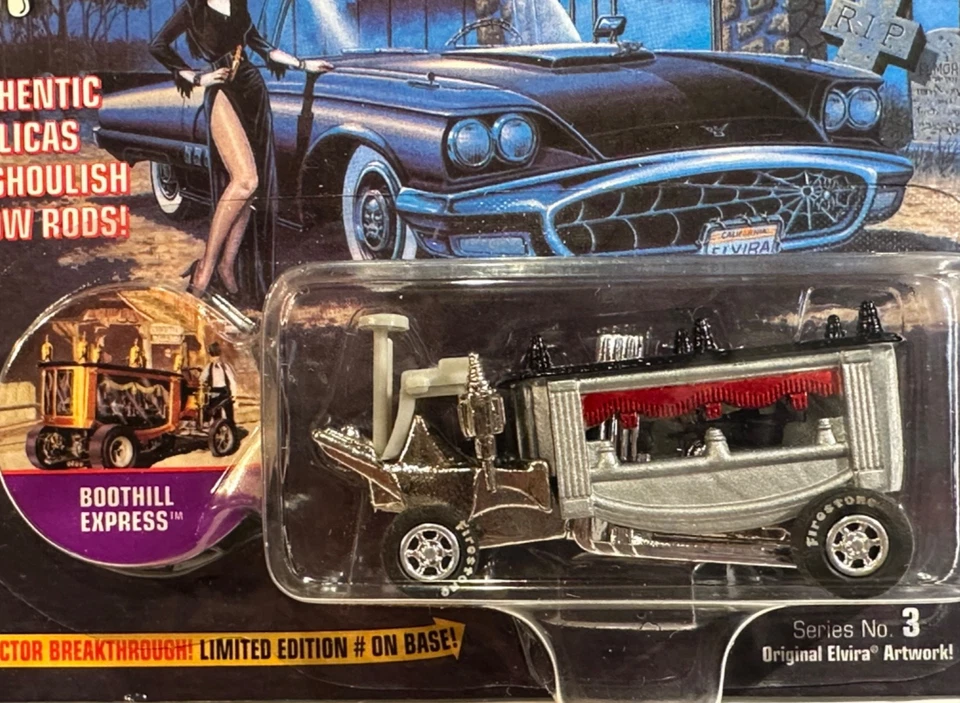 1997 JOHNNY LIGHTNING FRIGHTNING LIGHTNINGS, SERIES 3, SET OF 7 CARS - Image 3 of 4