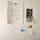 Bobby Orr NHL Player Photo Car + Letter Printed Autograph 1971 Boston Bruins