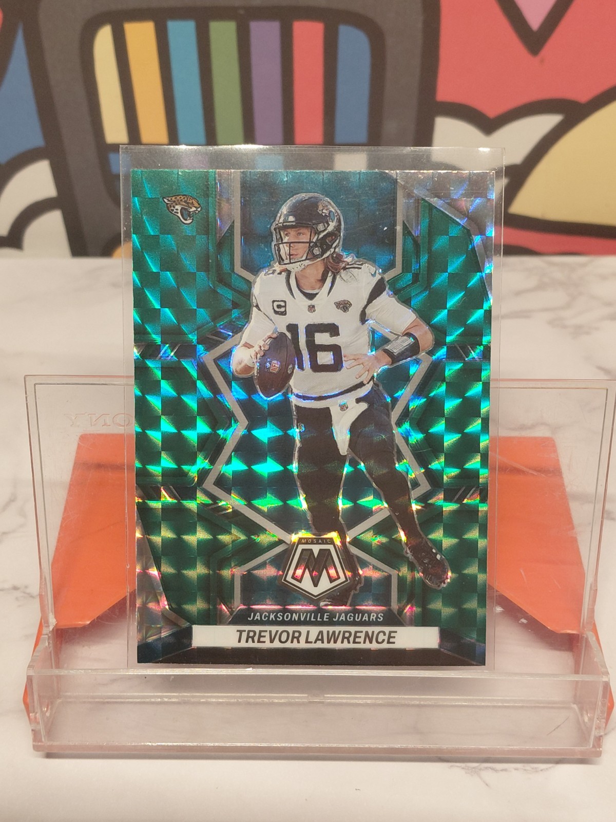 2022 Panini Mosaic l Trevor Lawrence GENESIS Prizm #88 Jaguars Color Match