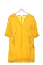 ZARA Abito linea A Donna Abito Taglia IT 42 giallo pallido stile casual