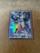 2018 Panini Father’s Day Ronald Acuna Jr Card #RA Rookie Braves RC #’D /399. rookie card picture