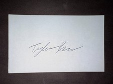 Tyler Skaggs, ANGELS (2012 Debut) SIGNED 3x5 Card (HS) - Died 2019