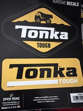 Tonka Tough Dump Truck Set of 2 Weather Resistant Decal Stickers New