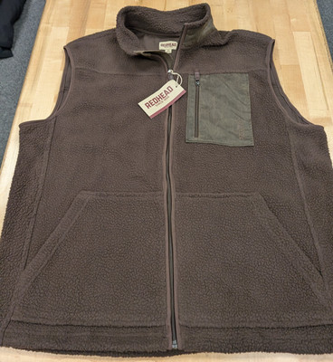 RedHead Berber Fleece Vest Men's XL Brown