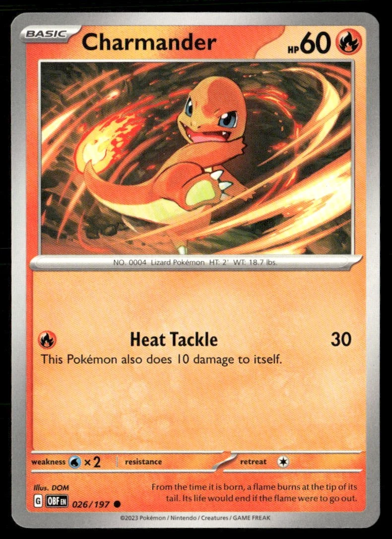 Charmander Pokmon TCG Common Collectible Individual Card Games for sale -  eBay