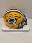 Robert Brooks signed Green Bay Packers Mini Helmet AUTO w/ Lambeau Leap JSA