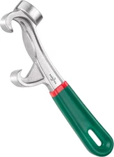 5 Gallon Bucket Opener Wrench 8.5 Inch Aluminum Paint Lid Opener Tool Rubber Gri