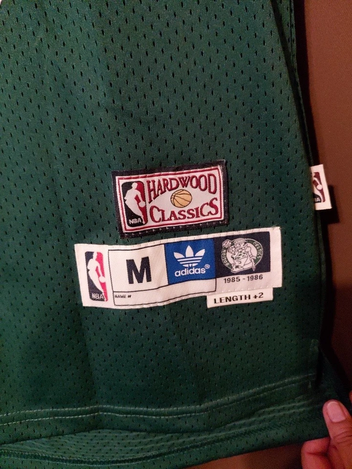 Camiseta Larry Bird Hardwood Classics 1985-86 Boston Celtics verde medio de la NBA M +2 Foto 3 de 3