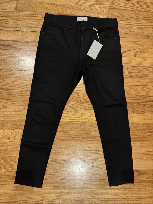 Everlane Men’s Jeans 32 Black Denim