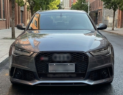 RS-Style Grill passend für Audi A6 S6 4G C7.5 2015-2018 Kühlergrill Hochglanz