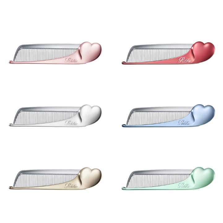 ReFa Heart Comb Aira Folding Bangs Styling Comb ABS Stainless