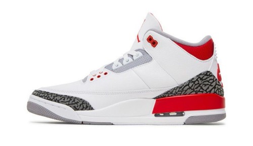 Size 11.5 - Jordan 3 Retro Mid Fire Red - Picture 3 of 8