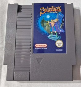 Nintendo NES Isometric Action Adventure SOLSTICE HeroQuest Landstalker Cadaver