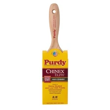 Purdy Chinex Elite Sprig Extra Stiff Flat Paint Brush 2-1/2 W in. for Heavy-Bodi