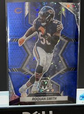 2022 Mosaic Blue No Huddle Roquan Smith #ed /75 Chicago Bears Baltimore Ravens