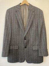 Mario Barutti x Cashalana Blazer Mens 44R Wool Cashmere Blend Jacket Grey