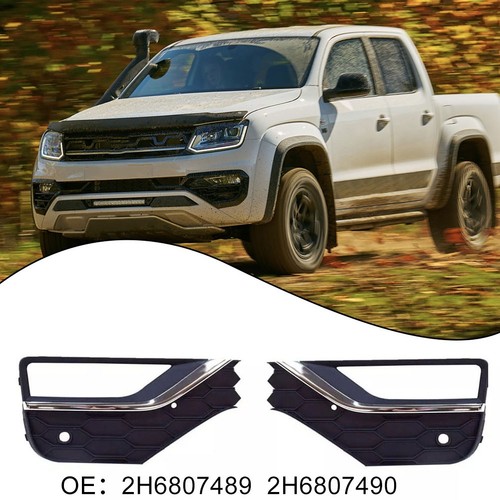 Front Fog Lamp Chrome Grille Cover ABS Material Anti-corrosion Non-deformation - Picture 5 of 12