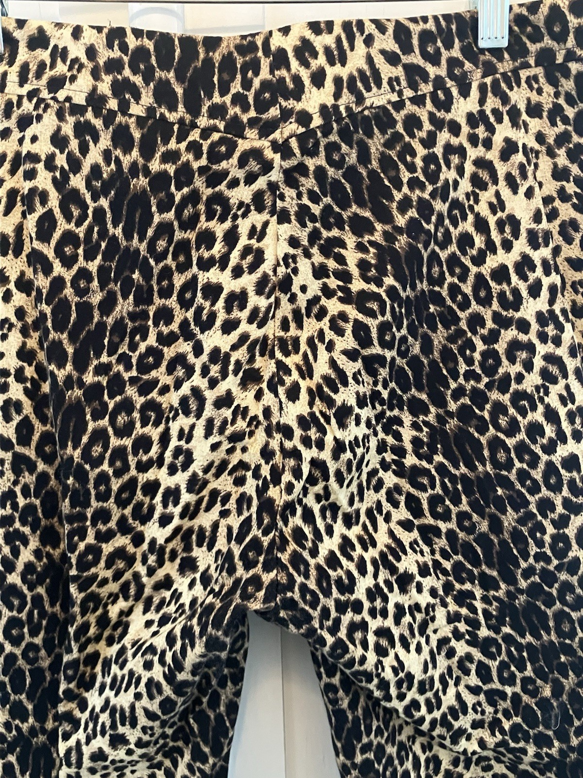 Necessary Objects leopard, cropped flared Cotton … - image 4