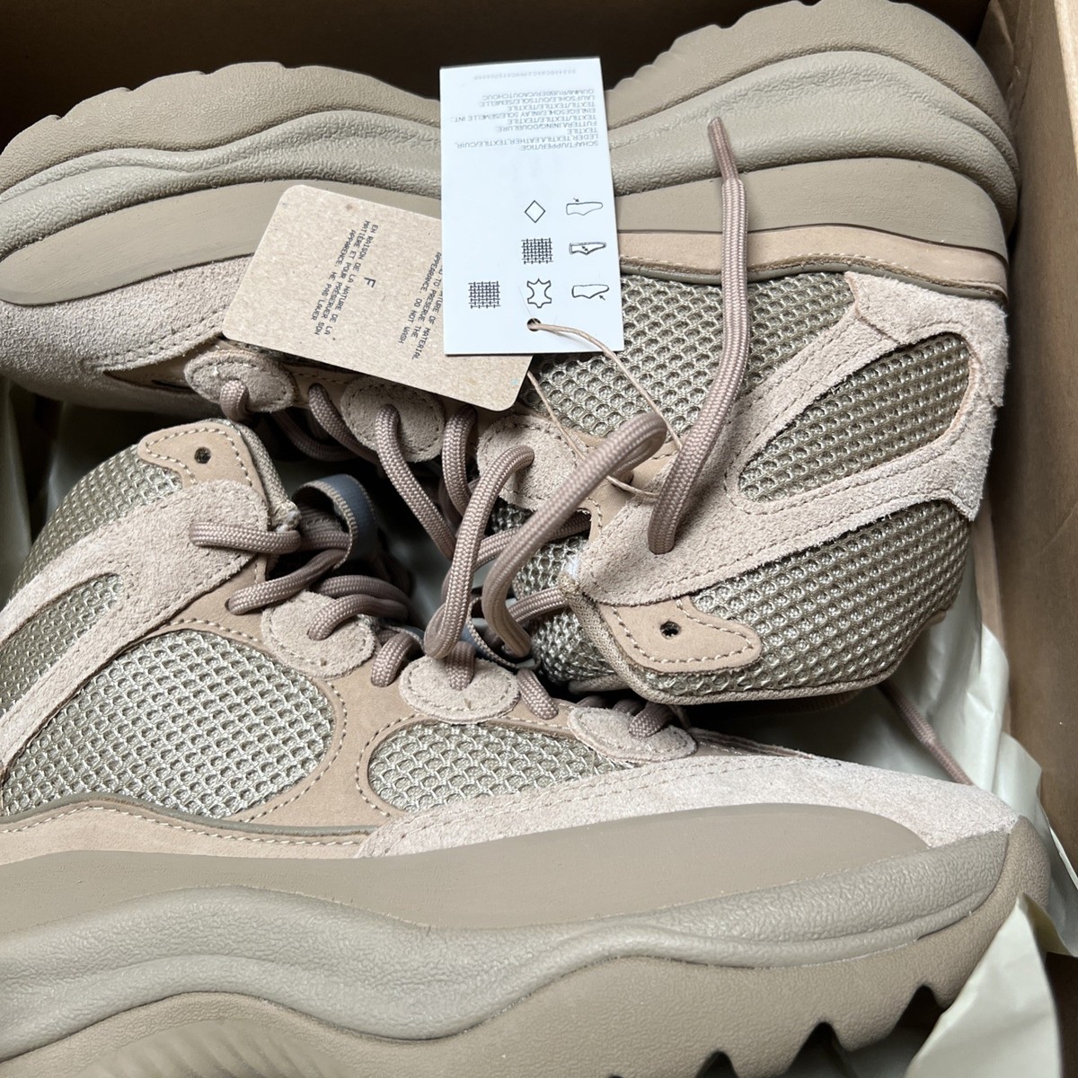 NIB Authentic NIB adidas Yeezy Desert Boot ROCK EG6462 size 6.5