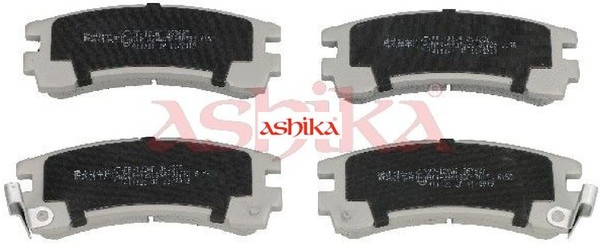Ashika 51-01-128 Bremsbelagsatz FüR Scheibenbremse Bremsbelagsatz-image
