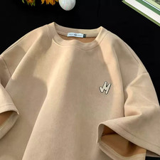 Men's Loose Fit Oversized Heavyweight Cotton T-Shirt Short Sleeve  Size- S-3XL 