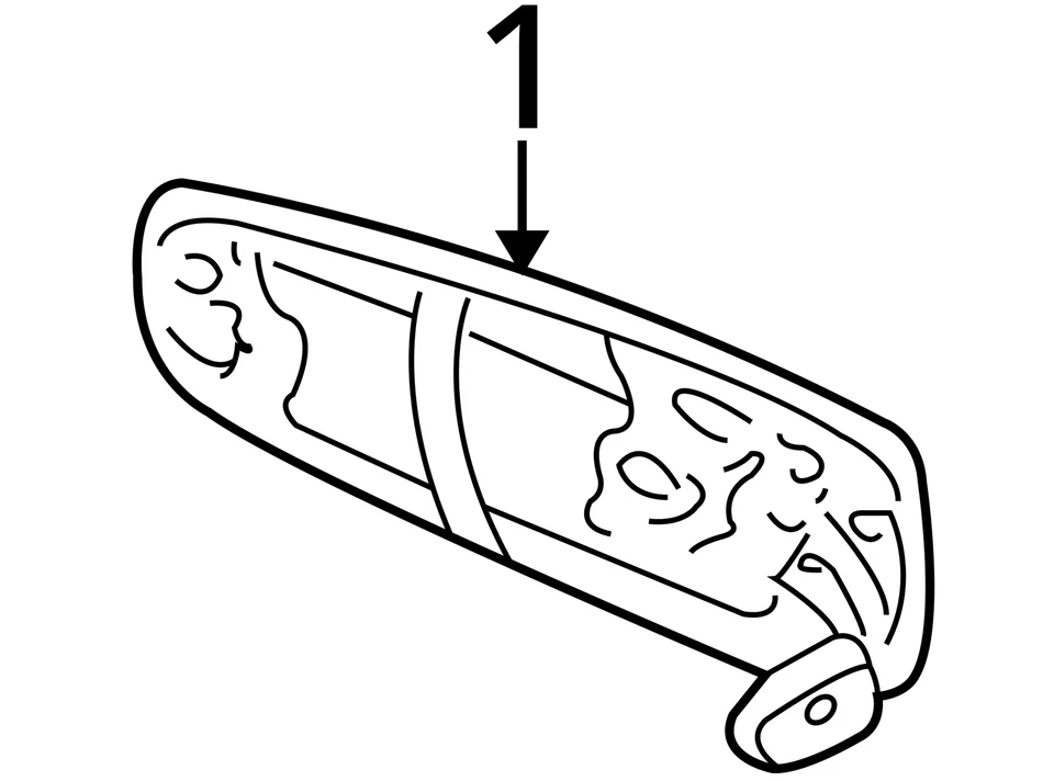 ПОДХОДИТ ДЛЯ 1999 JEEP GRAND CHEROKEE РУЧКА НАРУЖНОЙ ДВЕРИ QR38VAWAB - НОВЫЙ OEM - Изображение 4 из 4