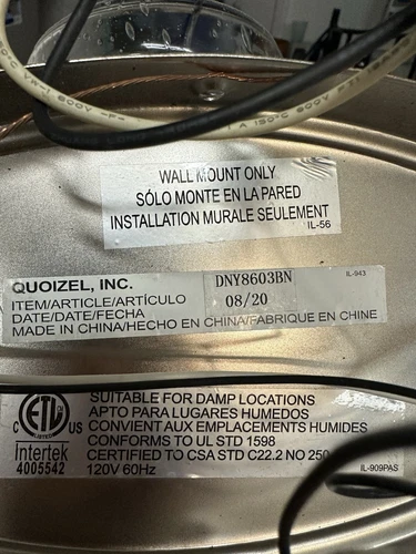 Danbury 3 Light 24" Wide Bathroom Vanity Light DNY8603BN - Picture 3 of 4