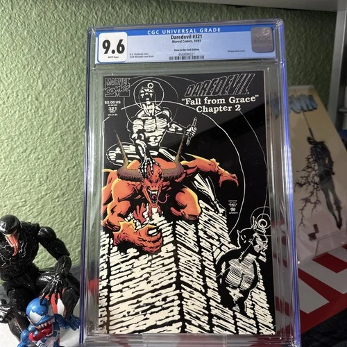 Daredevil #321 CGC 9.6 Graded Glow-In-The-Dark Cover (October 1993)  🔑 Issue