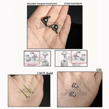 AE reinforced metal modified parts 8 pcs set gold for RG 1/144 Unicorn