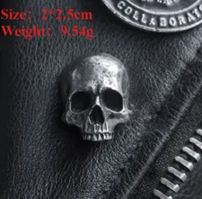 Aztec Halloween Skull Pin Punk Skeleton Badge Gothic Brooch Jewelry Accessory #1