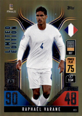 Road to Nations League 2022 Trading Card LE03 - Raphael Varane Limitierte Karte